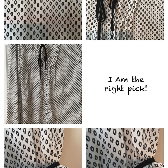 A brand new black and white blouse - Picture 9 of 13